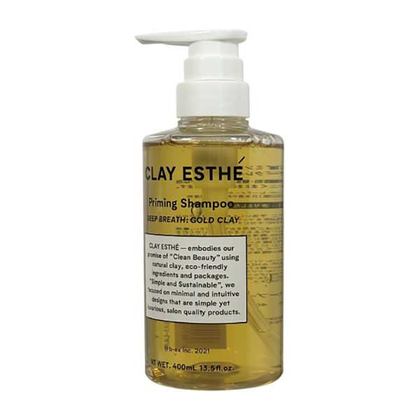 b-ex(ビーエックス) クレイエステ プライミングシャンプー ゴールドクレイ 400ml