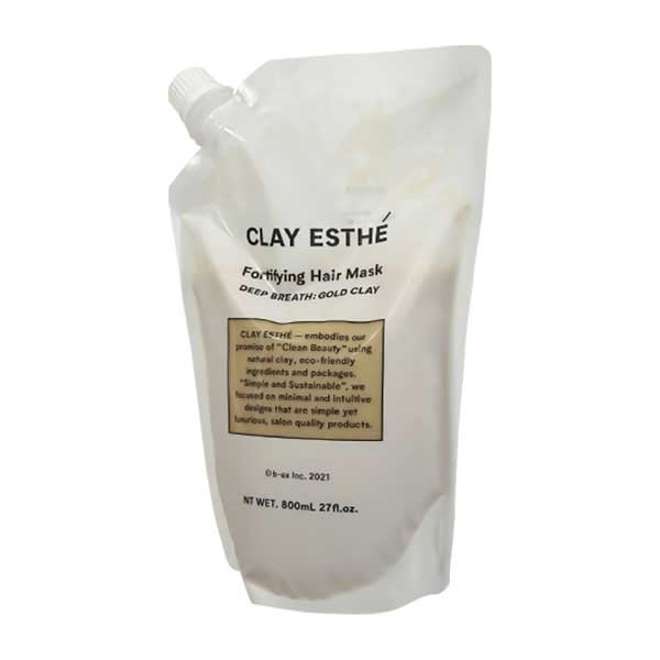 b-ex(ビーエックス) クレイエステ フォーティファイング ヘアマスク ゴールドクレイ レフィル800g