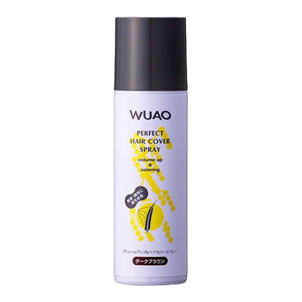 ウァオ ヘアカバースプレー ダークブラウン 140g