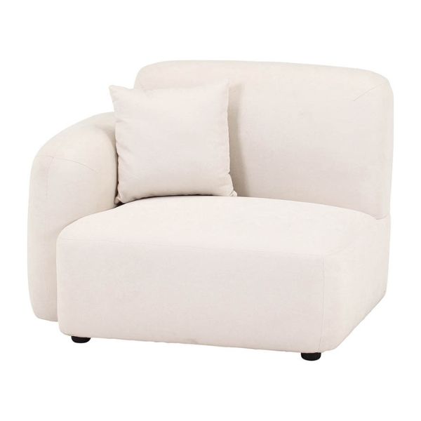 Chamill　1人掛けソファ (右肘) アイボリー