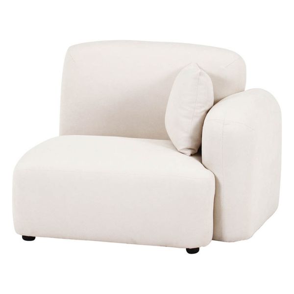 Chamill　1人掛けソファ (左肘) アイボリー