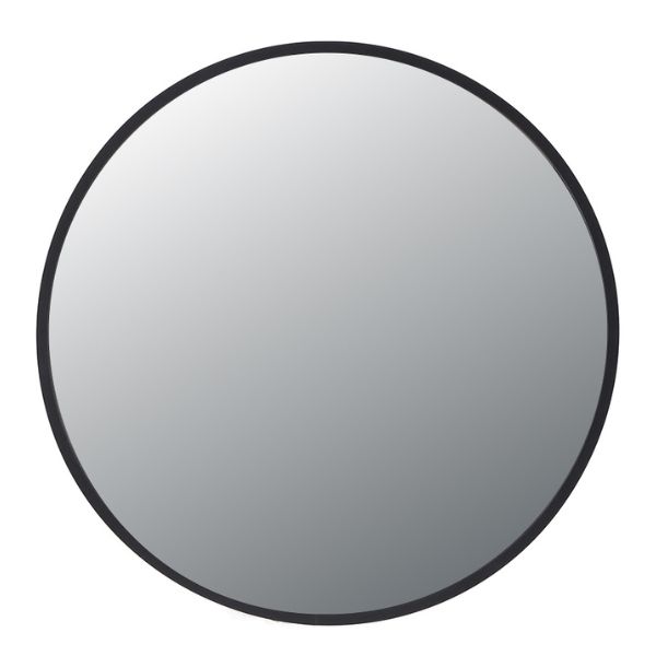 壁掛けミラーラウンド BK×4