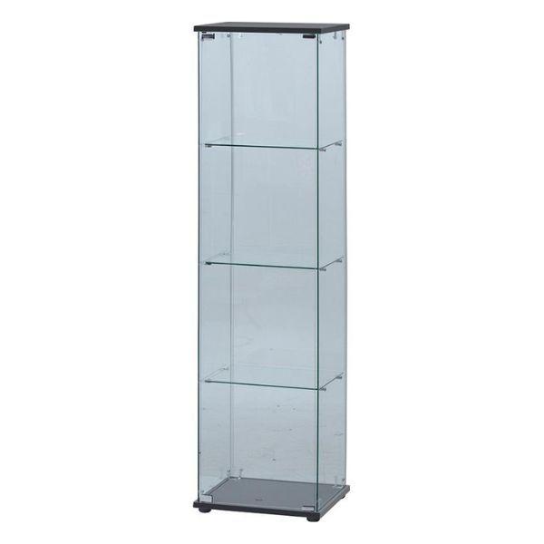 ガラスコレクションケース (クリア） ４段TMG-G130