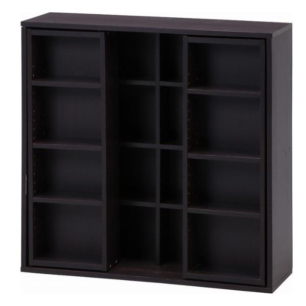 ダブルスライドラック ブラウン