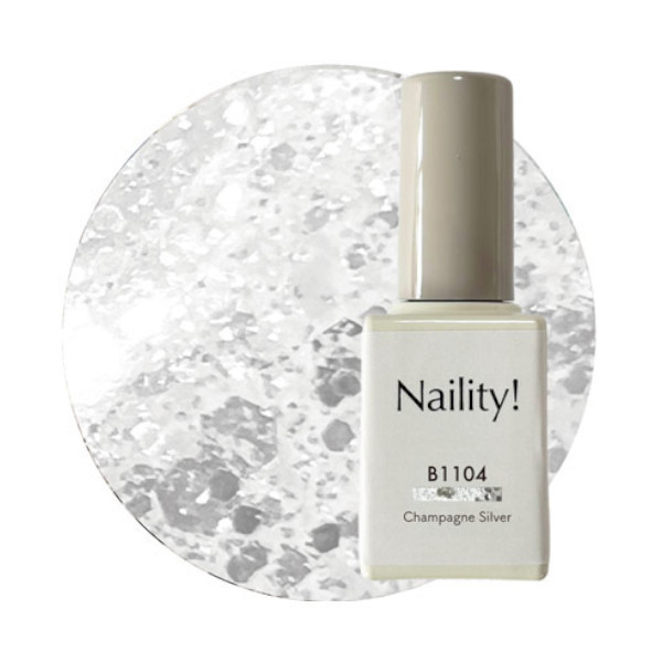 Naility B1104 シャンパンシルバー 6g