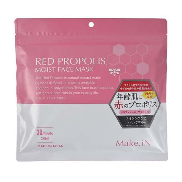 レッドプロポリスモイストフェイスマスク 30枚入