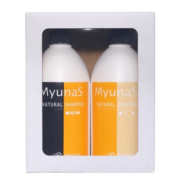 ミュナス ナチュラルシャンプー&トリートメントセット OR（包装費用は別途300円いただきます）