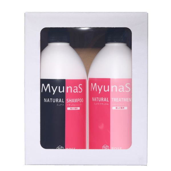 ミュナス ナチュラルシャンプー&トリートメントセット RO（包装費用は別途300円いただきます）