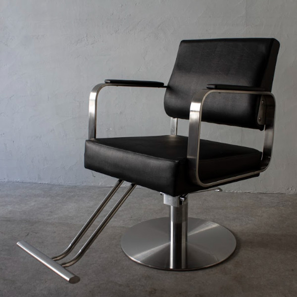 スタイリングチェア GS-01（シート+ベース） ブラック