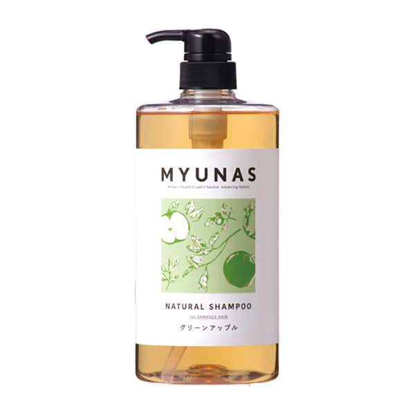 ミュナス ナチュラルシャンプー GA（グリーンアップル） 1L