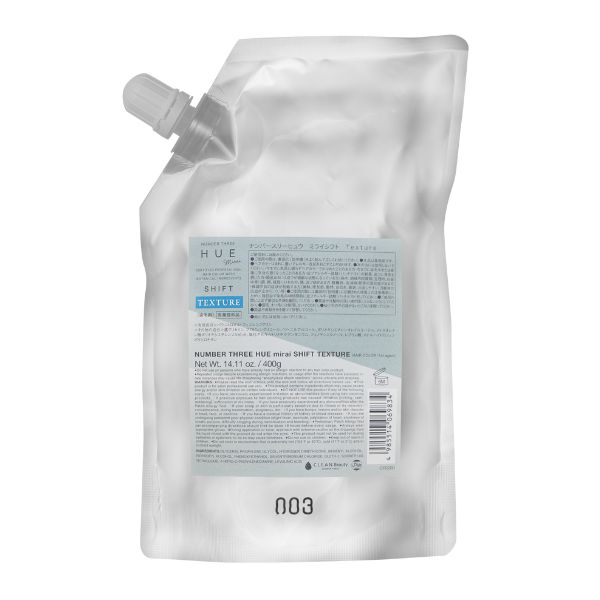 ナンバースリー ヒュウ ミライシフト Texture 400g