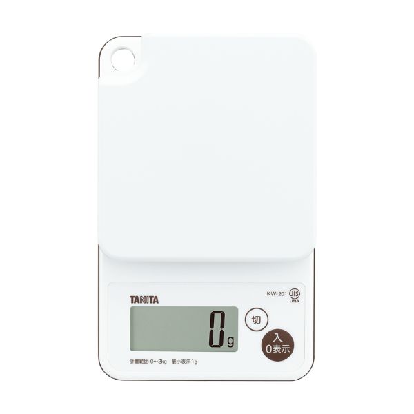 タニタ デジタルクッキングスケール KW-201 ホワイト