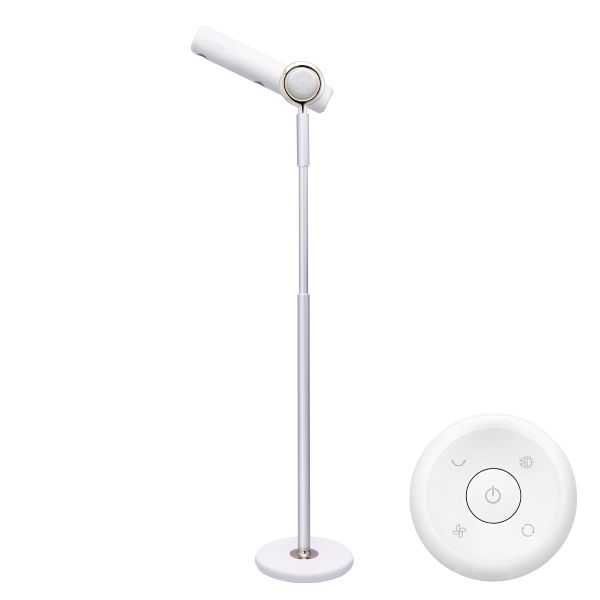 QUADS ハンズフリースタンドヘアドライヤー BISARA (ビサラ) ホワイト BSR002WH