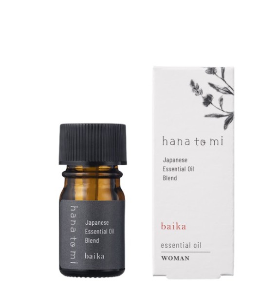 hanatomi エッセンシャルオイル baika(バイカ)3ml