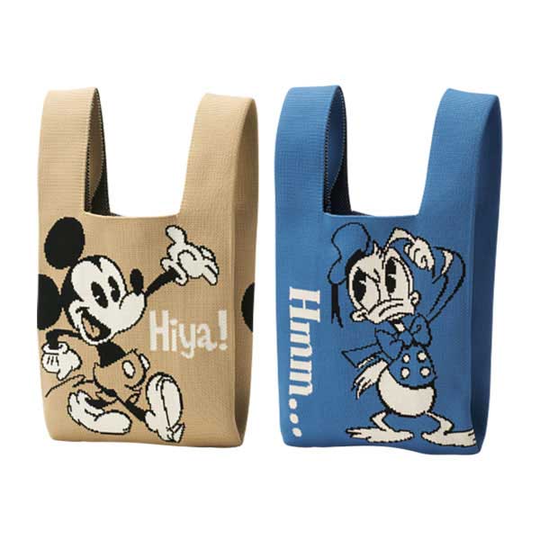 ミッキー＆ドナルド ニットバッグ10セット