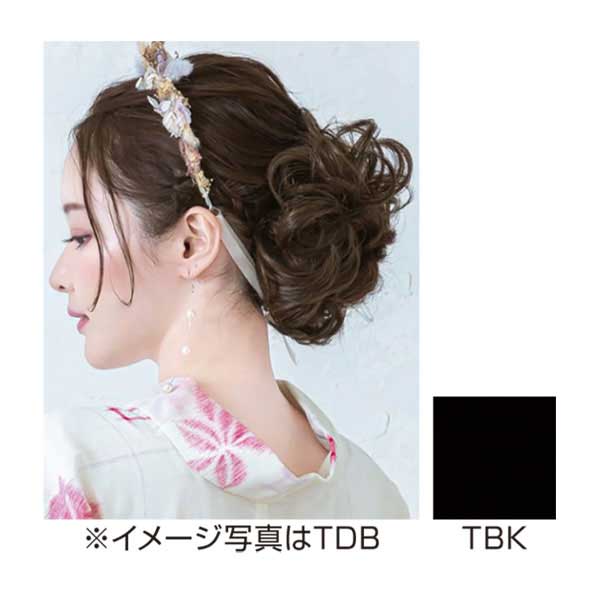 プリシラ VS-34 シュシュウィッグ ラウンドカール TBK