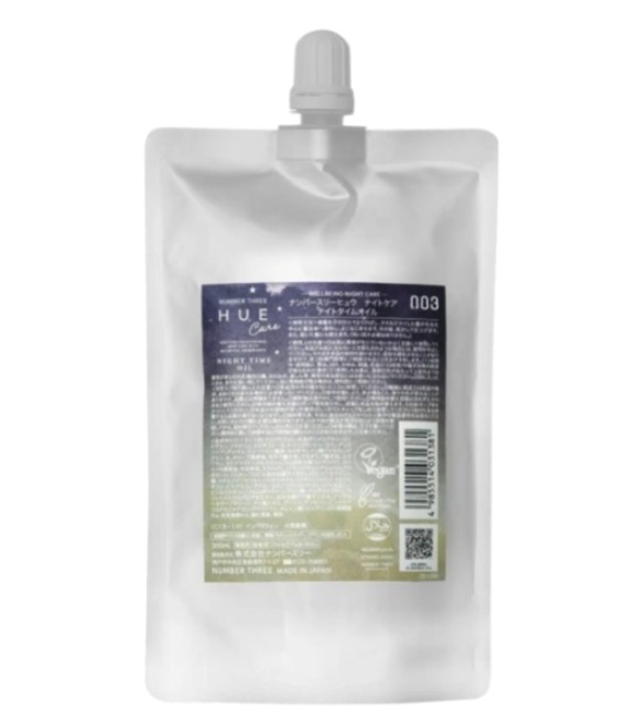 ナンバースリー ヒュウ ナイトケア ナイトタイムオイル 300ml