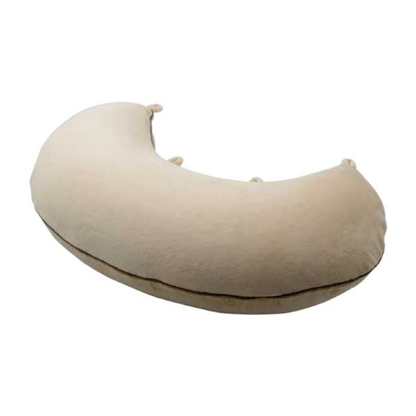 ニシダ マイクロビーズクッション ブラウン