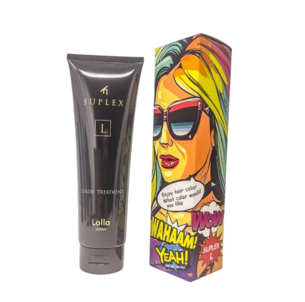 SUPLEX【L】塩基性髪質改善ノンジアミンカラー ブラック 250g