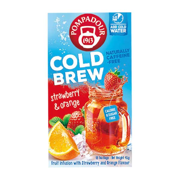 ＊ポンパドール コールドブリュー ストロベリー＆オレンジ 45g（2.5g×18袋）