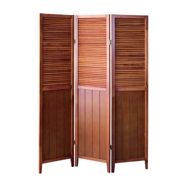 木製3連パーテーション OP-509BR 026005