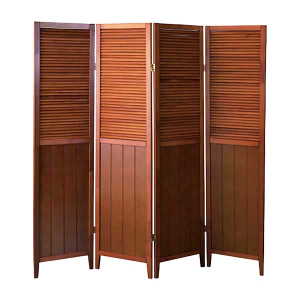 木製4連パーテーションOP-510BR 026012