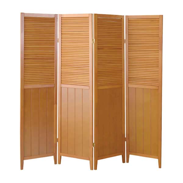 木製4連パーテーションOP-510NA 193387