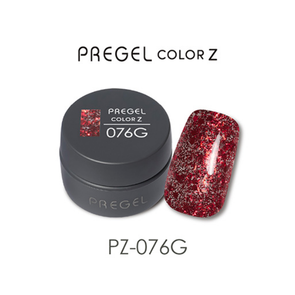 プリジェル カラーZ PZ-076G シャイニーレッド 3g