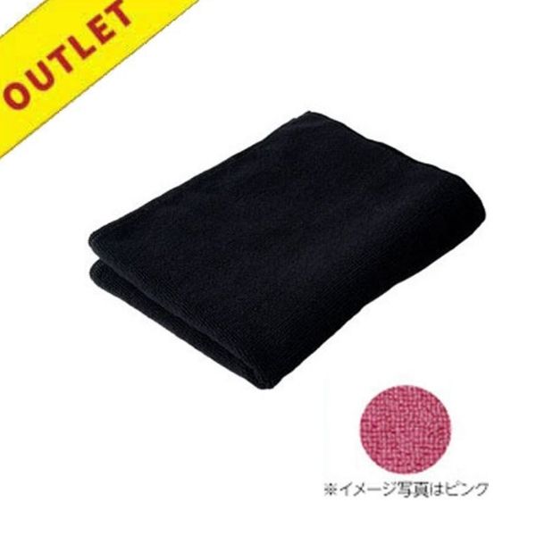 【アウトレット】タオルマイクロファイバー ブラック 10枚入