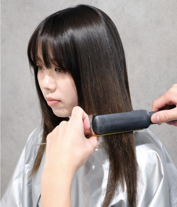 サロンでのトリートメント施術