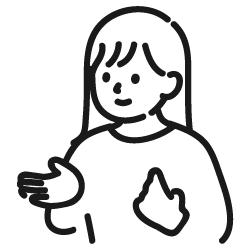 女性のイラスト