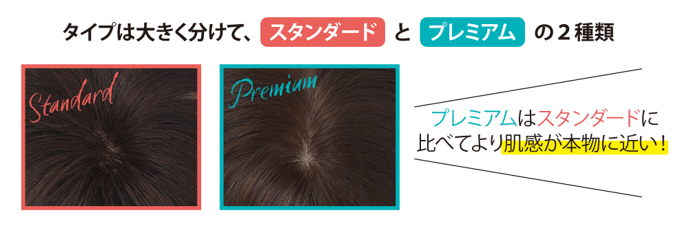 自毛で作るウィッグ